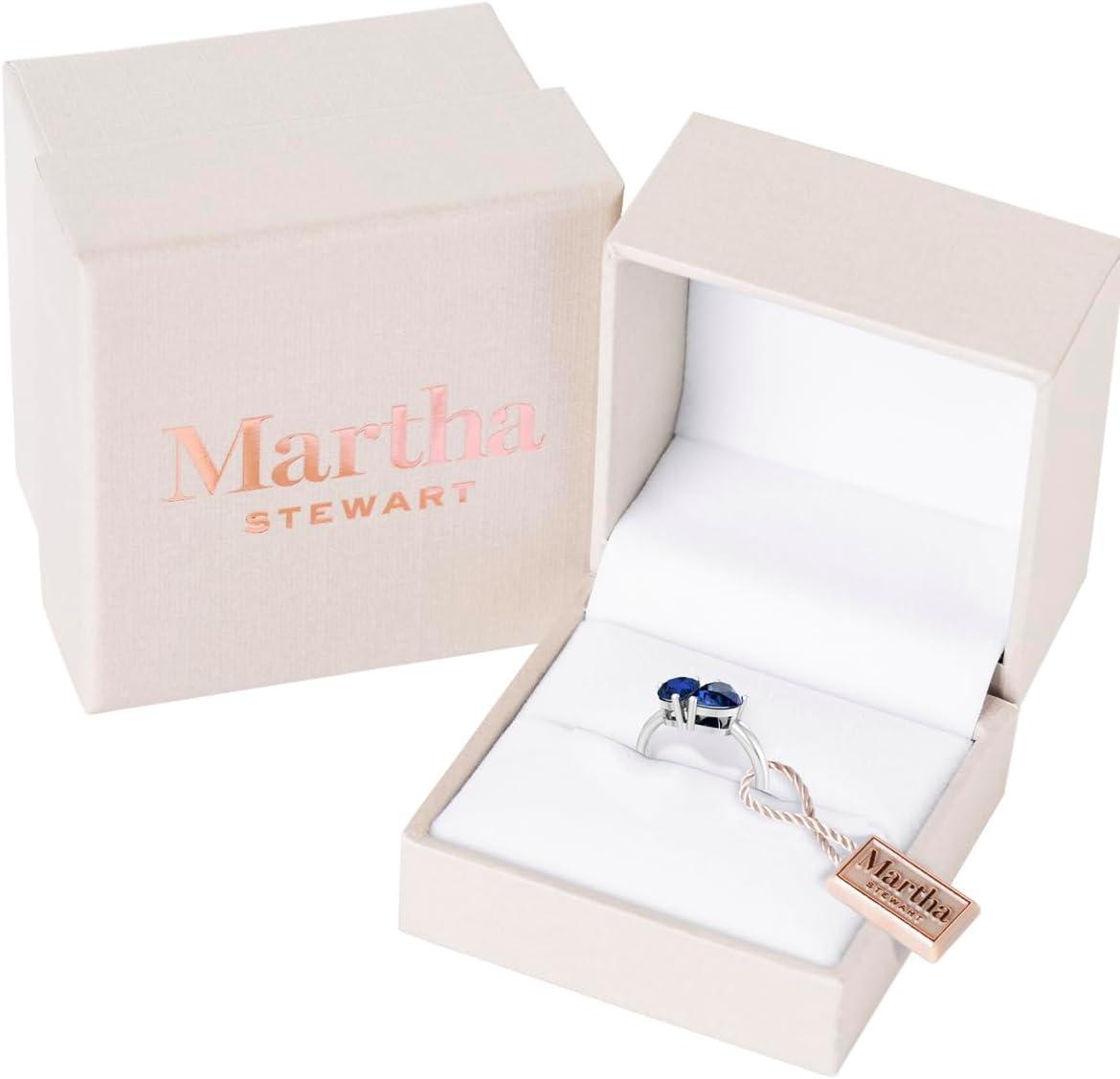 image:imageMartha Stewart 2 Carat Two Stone Gemstone Ring For Women in Sterling Silver Gemstone Jewelry For WomenOption 8