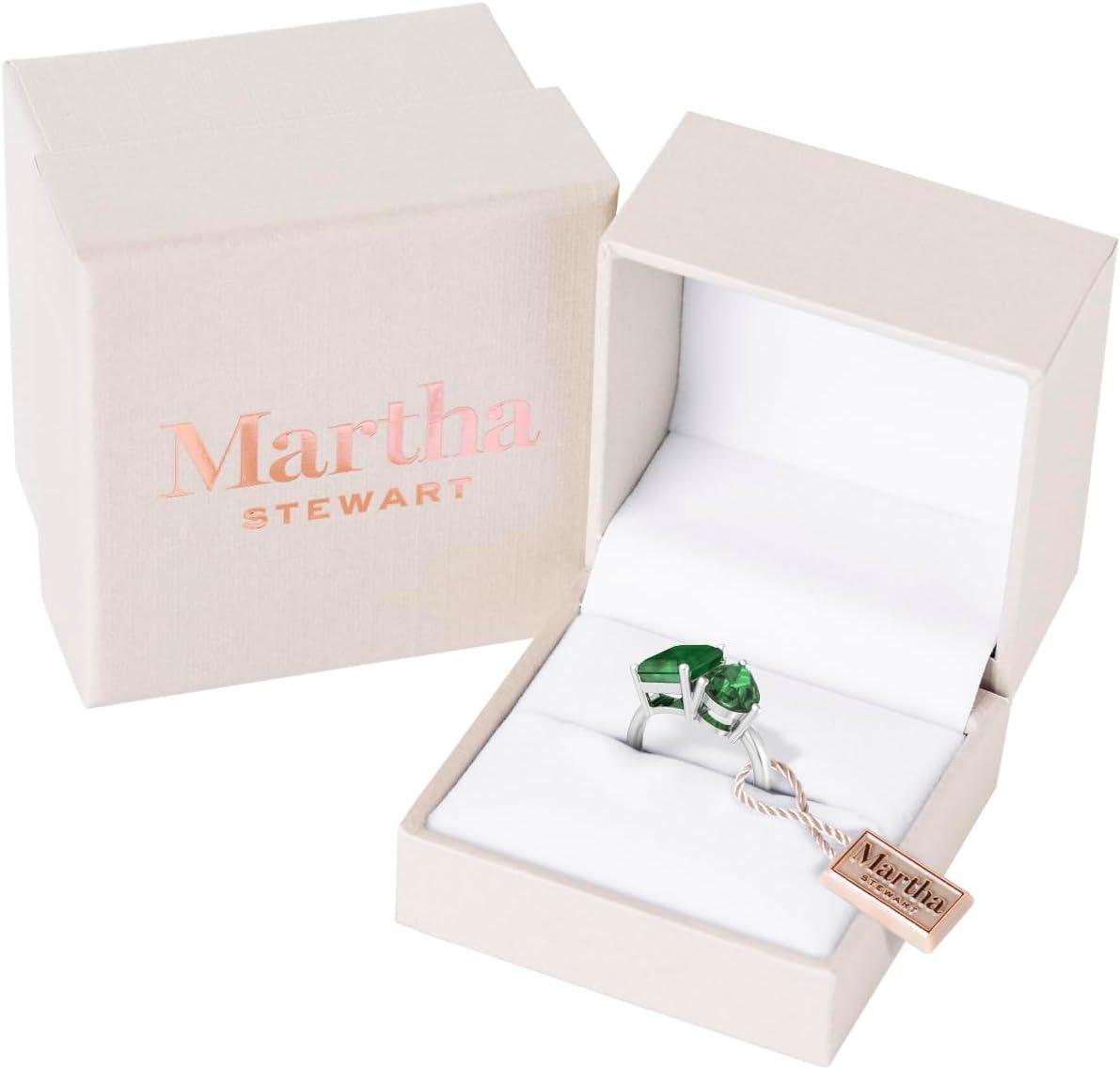 image:imageMartha Stewart 4 34 Carat Two Stone Gemstone Ring For Women in Sterling Silver Gemstone Jewelry For WomenOption 3