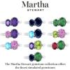 Martha Stewart 2 3/4 Carat Two Stone Gemstone Ring For Women in Sterling Silver, Gemstone Jewelry For Women(Option 9)