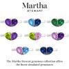 Martha Stewart 2 Carat Two Stone Gemstone Ring For Women in Sterling Silver, Gemstone Jewelry For Women(Option 1)
