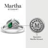 Martha Stewart 2 Carat Two Stone Gemstone Ring For Women in Sterling Silver, Gemstone Jewelry For Women(Option 3)