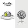 Martha Stewart 2 Carat Two Stone Gemstone Ring For Women in Sterling Silver, Gemstone Jewelry For Women(Option 4)