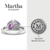 Martha Stewart 2 Carat Two Stone Gemstone Ring For Women in Sterling Silver, Gemstone Jewelry For Women(Option 6)