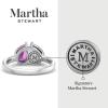 Martha Stewart 2 Carat Two Stone Gemstone Ring For Women in Sterling Silver, Gemstone Jewelry For Women(Option 7)