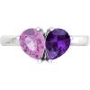 Martha Stewart 2 Carat Two Stone Gemstone Ring For Women in Sterling Silver, Gemstone Jewelry For Women(Option 6)