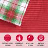 Martha Stewart – Queen Comforter Set, Naturally Soft Cotton-Rich Jacquard Bedding w/Matching Pillowcases, Textured 3 Piece Bed Set (Garden Trellis White)(Dark Red)
