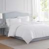 Martha Stewart – Queen Comforter Set, Naturally Soft Cotton-Rich Jacquard Bedding w/Matching Pillowcases, Textured 3 Piece Bed Set (Garden Trellis White)(Garden Trellis White)