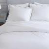 Martha Stewart – Queen Duvet Cover Set, Crisp & Smooth Bedding with a Cotton Percale Lightweight Feel, Reversible 3 Piece Bed Set with Matching Pillowcases (Simple Scallop Blue)(Simple Scallop Green)