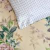 Martha Stewart – Queen Duvet Cover Set, 100% Smooth & Silky Sateen Cotton Bedding with a Cotton Percale Reverse, 3 Piece Floral Bedding with Matching Pillowcases (Songbird Yellow)(Songbird Yellow)
