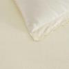 Martha Stewart – Queen Duvet Cover Set, 100% Soft Cotton Blend Bedding, Corner Ties & Button Closure, 3 Piece Bed Set with Matching Pillowcases (Scallop Blue)(White)