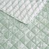Martha Stewart – Queen Quilt Set, 100% Soft Cotton Floral Bedding for Year Round Comfort, 3 Piece Bed Set with Matching Pillowcases (Chloe Green)(French Bird Floral Green)