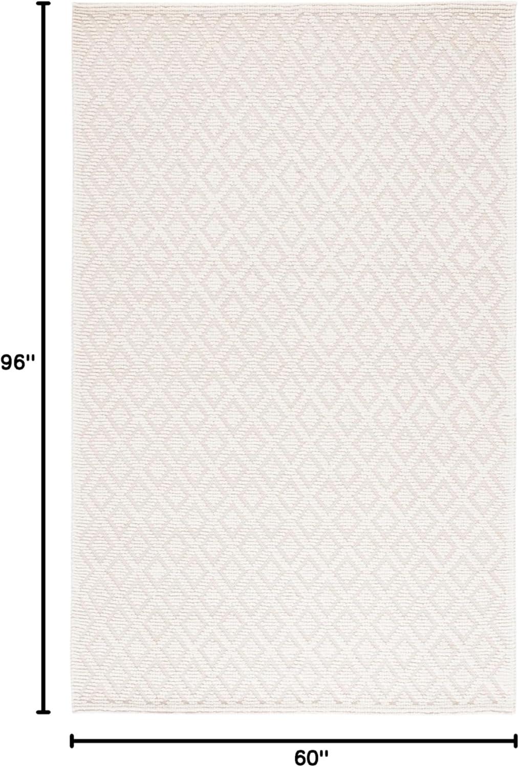 image:imageMartha Stewart x SAFAVIEH Area Rug Collection 4 x 6 Ivory Handmade Wool Ideal for Living Room Foyer Bedroom Accent Space MSR3504AIvory