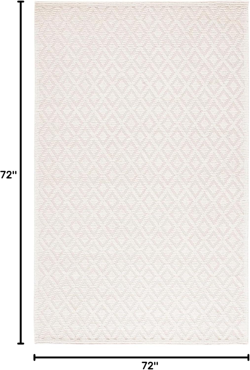 image:imageMartha Stewart x SAFAVIEH Area Rug Collection 4 x 6 Ivory Handmade Wool Ideal for Living Room Foyer Bedroom Accent Space MSR3504AIvory
