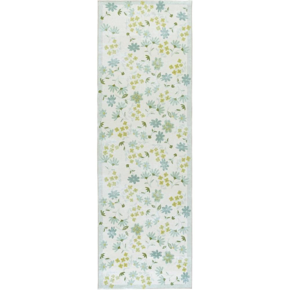 image:imageMartha Stewart x SAFAVIEH Machine Washable Area Rug Collection 5 x 8 Beige amp Light Green Slip Resistant amp Easy Cleaning Ideal for Ideal for Living Room Bedroom Dining Space MSRW189BBeigeLight Green