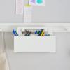 Martha Stewart Crafting Kids’ Wall Caddy – Linen White, Arts and Crafts Supply Storage, Lightweight Wooden Caddy(Linen White)