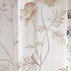 Martha Stewart Marthas Garden Floral Semi-Sheer Rod Pocket Window Curtain Single Panel, 84″, Multi(Gold Floral)