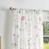 Martha Stewart Marthas Garden Floral Semi-Sheer Rod Pocket Window Curtain Single Panel, 84″, Multi(Multi Floral)