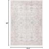 Martha Stewart x SAFAVIEH Area Rug Collection – 2’3″ x 8′ Runner, Light Grey & Beige, Non-Shedding & Easy Cleaning, Ideal for Living Room, Bedroom, Foyer, Hallway (MSR8989B)(Light Grey/Beige)