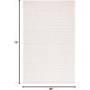 Martha Stewart x SAFAVIEH Area Rug Collection – 4′ x 6′, Ivory, Handmade Wool, Ideal for Living Room, Foyer, Bedroom, Accent Space (MSR3504A)(Ivory)