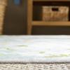 Martha Stewart x SAFAVIEH Machine Washable Area Rug Collection – 5′ x 8′, Beige & Light Green, Slip Resistant & Easy Cleaning, Ideal for Ideal for Living Room, Bedroom, Dining Space (MSRW189B)(Beige/Light Green)
