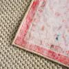 Martha Stewart x SAFAVIEH Machine Washable Area Rug Collection – 5′ x 8′, Rust & Gold, Slip Resistant & Easy Cleaning, Ideal for Ideal for Living Room, Bedroom, Dining Space (MSRW156Q)(Rust/Gold)