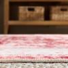 Martha Stewart x SAFAVIEH Machine Washable Area Rug Collection – 5′ x 8′, Rust & Gold, Slip Resistant & Easy Cleaning, Ideal for Ideal for Living Room, Bedroom, Dining Space (MSRW156Q)(Rust/Gold)
