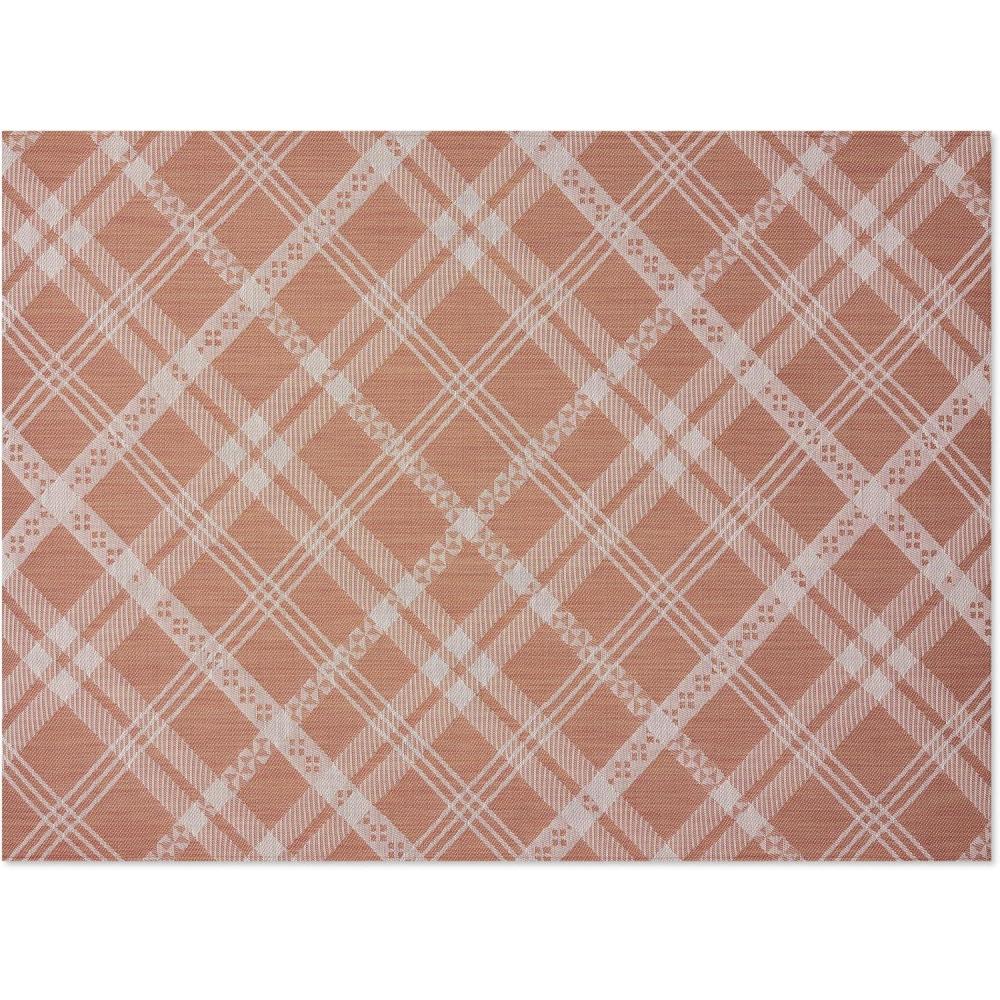image:imageChilewich Martha by Martha Stewart Ribbons Rug in Abalone 23x36 Easy Care Premium IndoorOutdoor Floor Mat for Entry Kitchen Bath Pool with NonSlip BackingBurnt Coral