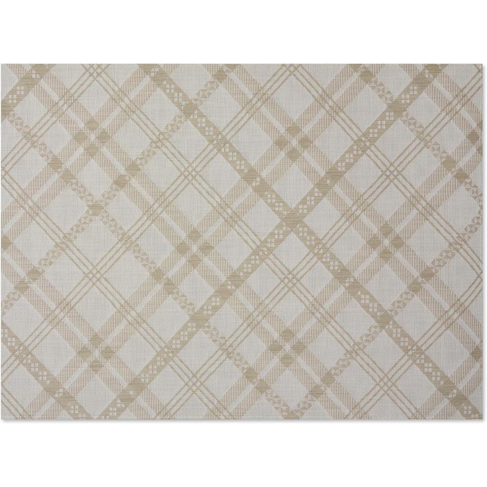 image:imageChilewich Martha by Martha Stewart Ribbons Rug in Abalone 23x36 Easy Care Premium IndoorOutdoor Floor Mat for Entry Kitchen Bath Pool with NonSlip BackingFlax