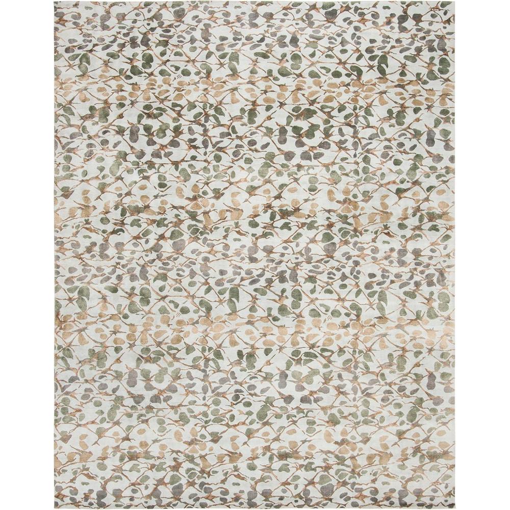 image:imageMartha Stewart x SAFAVIEH Area Rug Collection  8 x 10 Bard Red HandKnotted Silk amp Wool Ideal for Living Room Bedroom Office Dining Space MSR8641BHouse Slate Blu