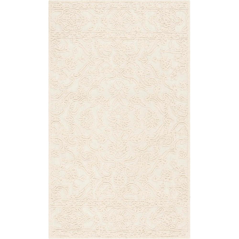 image:imageMartha Stewart x SAFAVIEH Area Rug Collection  8 x 10 Ivory Handmade Wool Ideal for Living Room Bedroom Office Dining Space MSR3512CIvory