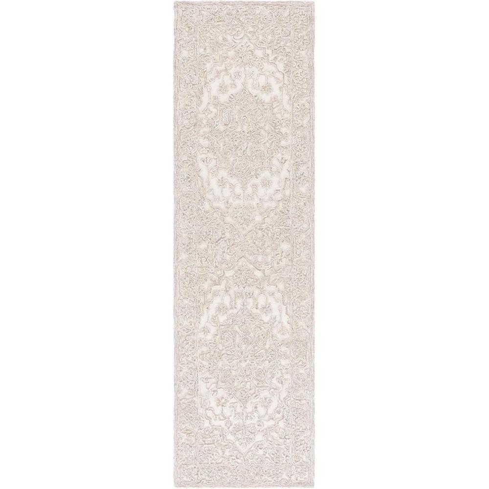 image:imageMartha Stewart x SAFAVIEH Area Rug Collection 8 x 10 Ivory amp Natural Handmade Wool Ideal for Living Room Bedroom Office Dining Space MSR3532AIvoryNatural