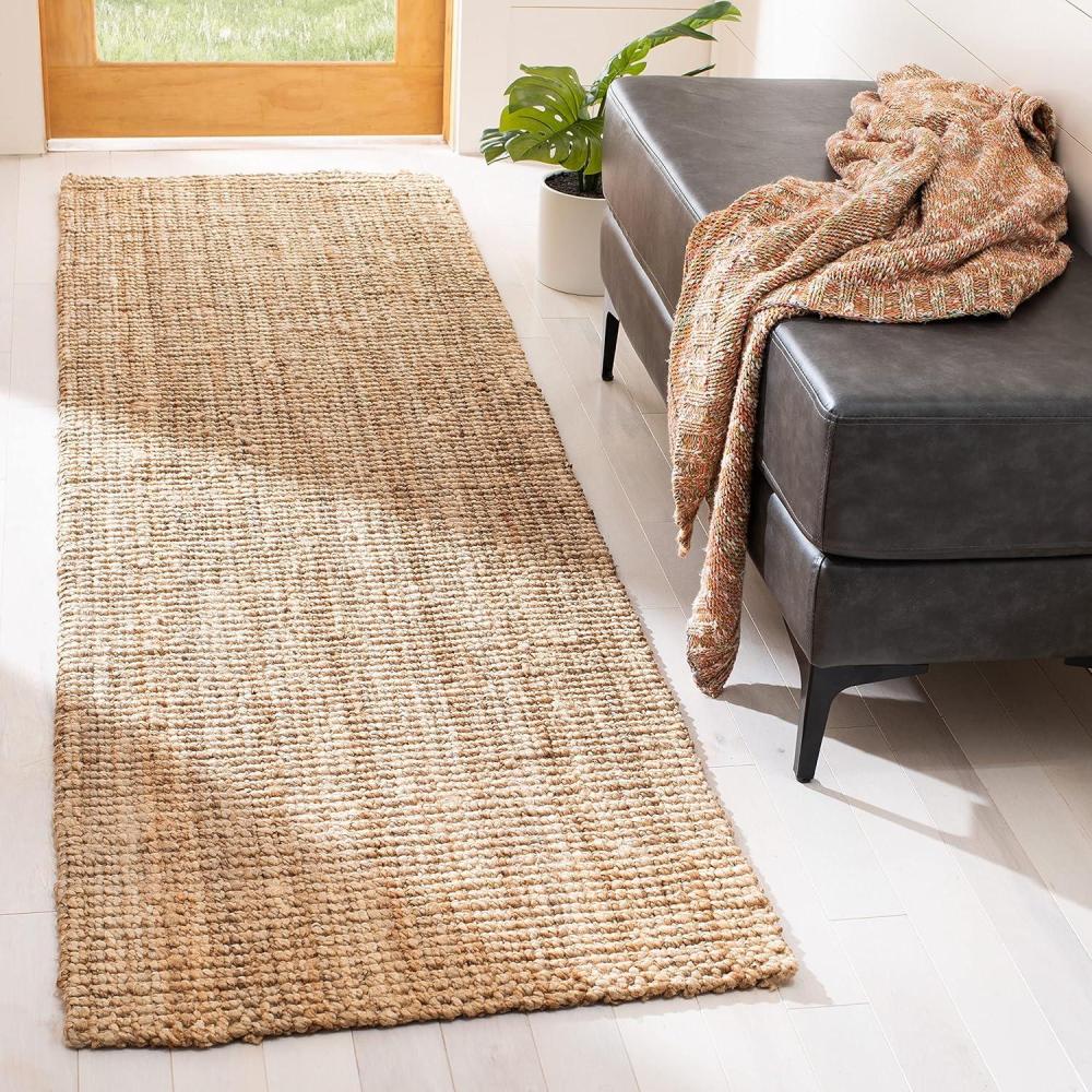image:imageMartha Stewart x SAFAVIEH Area Rug Collection  8 x 10 Natural Brown Handmade Jute Farmhouse Style Ideal for Living Room Bedroom Dining Space MSR9551ANatural