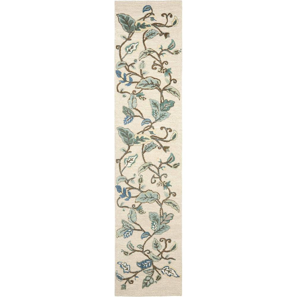 image:imageMartha Stewart x SAFAVIEH Area Rug Collection 8 x 10 Persimmon Red Handmade Wool amp Viscose Ideal for Living Room Bedroom Office Dining Space MSR3611AColonial Blue
