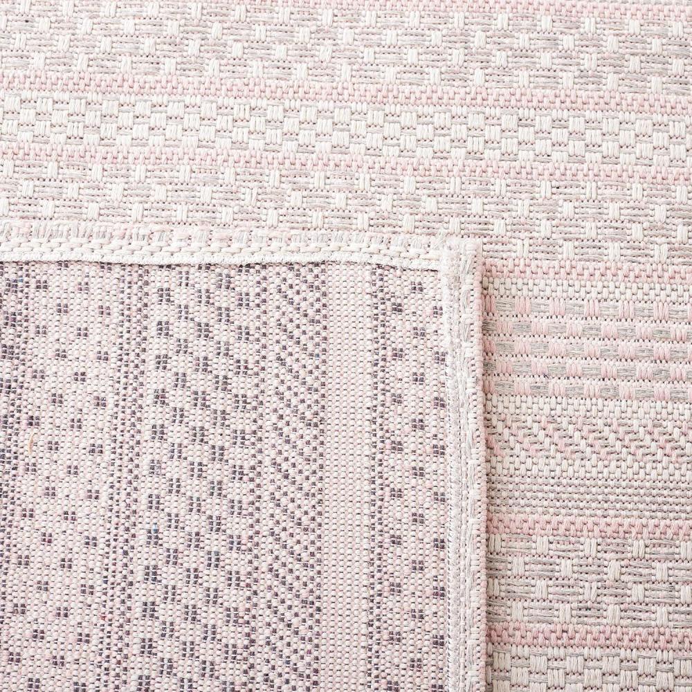 image:imageMartha Stewart x SAFAVIEH Area Rug Collection 8 x 10 Taupe amp Beige Cotton Ideal for Living Room Bedroom Office Dining Space MSR412EPinkIvory