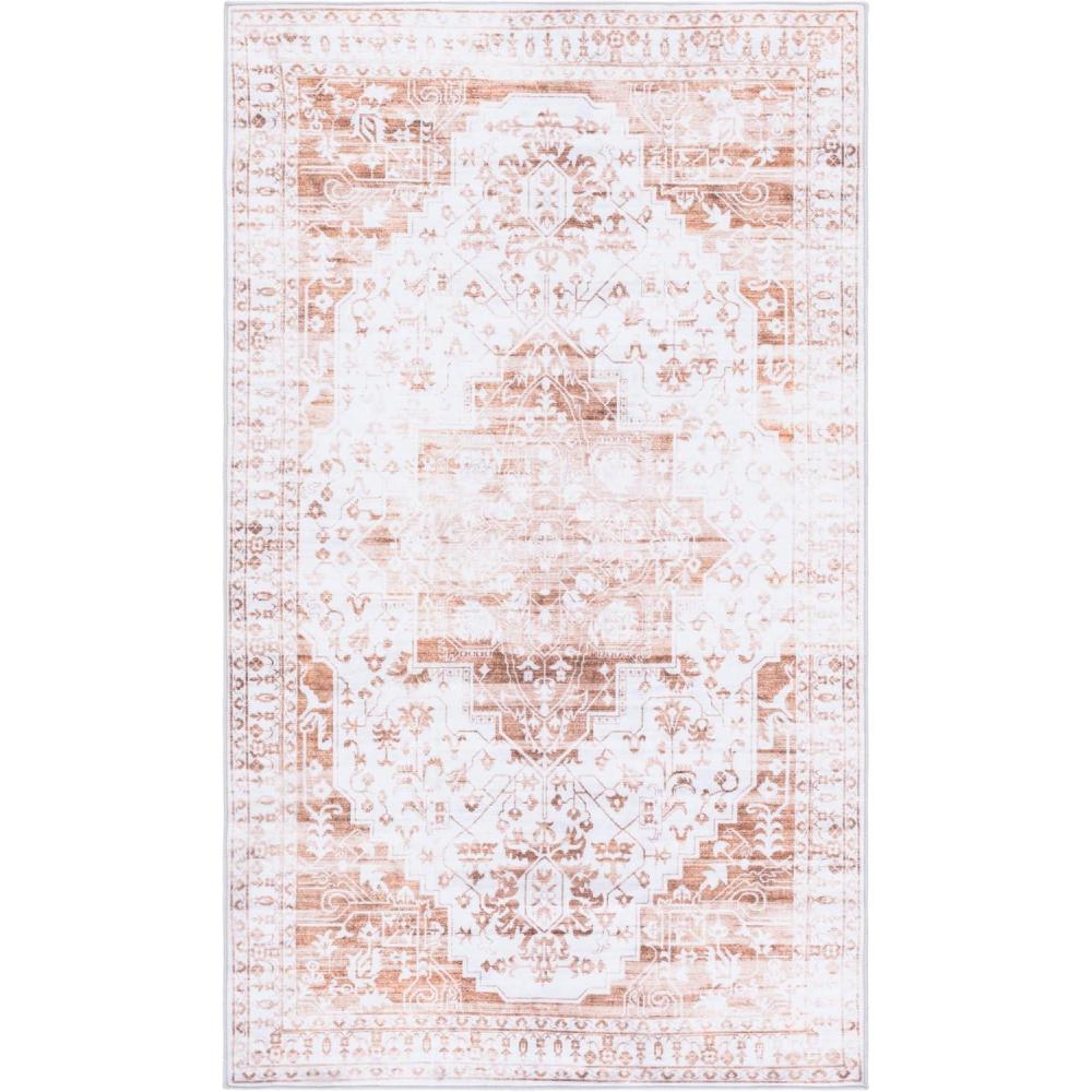 image:imageMartha Stewart x SAFAVIEH Machine Washable Area Rug Collection  5 x 8 Beige amp Gold Slip Resistant amp Easy Cleaning Ideal for Ideal for Living Room Bedroom Dining Space MSRW127BBeigeGold