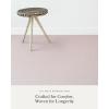 Chilewich Martha by Martha Stewart Boxwood Rug in Flax – 23″ x 36″‘ – Easy Care – Premium Indoor/Outdoor Floor Mat for Entry, Kitchen, Bath, Pool with Non-Slip Backing(Burnt Coral)