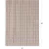 Chilewich Martha by Martha Stewart Boxwood Rug in Flax – 23″ x 36″‘ – Easy Care – Premium Indoor/Outdoor Floor Mat for Entry, Kitchen, Bath, Pool with Non-Slip Backing(Burnt Coral)