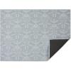 Chilewich Martha by Martha Stewart Damask Rug in Sea – 23″x36″ – Easy Care – Premium Indoor/Outdoor Floor Mat for Entry, Kitchen, Bath, Pool with Non-Slip Backing(Sea)