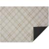 Chilewich Martha by Martha Stewart Ribbons Rug in Abalone – 23″x36″- Easy Care – Premium Indoor/Outdoor Floor Mat for Entry, Kitchen, Bath, Pool with Non-Slip Backing(Flax)