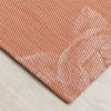Chilewich Martha by Martha Stewart Rosette Rug in Burnt Coral -23″x36″- Easy Care – Premium Indoor/Outdoor Floor Mat for Entry, Kitchen, Bath, Pool with Non-Slip Backing(Burnt Coral)