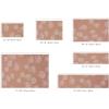 Chilewich Martha by Martha Stewart Rosette Rug in Burnt Coral -23″x36″- Easy Care – Premium Indoor/Outdoor Floor Mat for Entry, Kitchen, Bath, Pool with Non-Slip Backing(Burnt Coral)