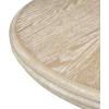 Martha Stewart Fatima Accent Tables Modern Mid-Century Rustic Pedestal Design, Round Tabletop Living Room Furniture Occasional Piece, Dia. 21″ X 24″, Wheat