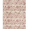 Martha Stewart x SAFAVIEH Area Rug Collection – 8′ x 10′, Bard Red, Hand-Knotted Silk & Wool, Ideal for Living Room, Bedroom, Office, Dining Space (MSR8641B)(Bard Red)