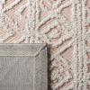 Martha Stewart x SAFAVIEH Area Rug Collection – 8′ x 10′, Beige & Pink, Handmade Wool, Ideal for Living Room, Bedroom, Office, Dining Space (MSR3514B)