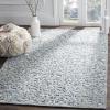 Martha Stewart x SAFAVIEH Area Rug Collection – 8′ x 10′, Blue & Ivory, Handmade Wool, Ideal for Living Room, Bedroom, Office, Dining Space (MSR3513B)(Blue/Ivory)