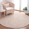 Martha Stewart x SAFAVIEH Area Rug Collection – 8′ x 10′, Blue & Ivory, Handmade Wool, Ideal for Living Room, Bedroom, Office, Dining Space (MSR3513B)(Ivory/Pink)
