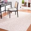 Martha Stewart x SAFAVIEH Area Rug Collection – 8′ x 10′, Blue & Ivory, Handmade Wool, Ideal for Living Room, Bedroom, Office, Dining Space (MSR3513B)(Ivory/Pink)