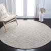 Martha Stewart x SAFAVIEH Area Rug Collection – 8′ x 10′, Chamois Beige, Handmade Wool & Viscose, Ideal for Living Room, Bedroom, Office, Dining Space (MSR3612A)(Chamois Beige)
