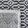 Martha Stewart x SAFAVIEH Area Rug Collection – 8′ x 10′, Charcoal & Grey, Cotton, Ideal for Living Room, Bedroom, Office, Dining Space (MSR411H)(Charcoal/Grey)