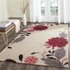 Martha Stewart x SAFAVIEH Area Rug Collection – 8′ x 10′, Ivory, Handmade Wool, Ideal for Living Room, Bedroom, Office, Dining Space (MSR4871A)(Ivory)